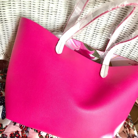 Gorgeous bright pink tote Estée Lauder. - Picture 7 of 7